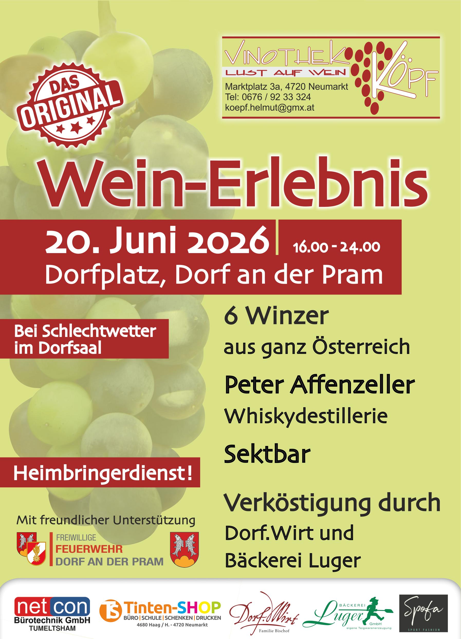 Wein-Erlebnis 2026